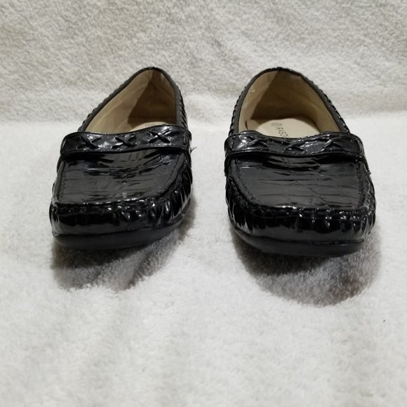 Rasolli  black patent flat shoes - Picture 3 of 7